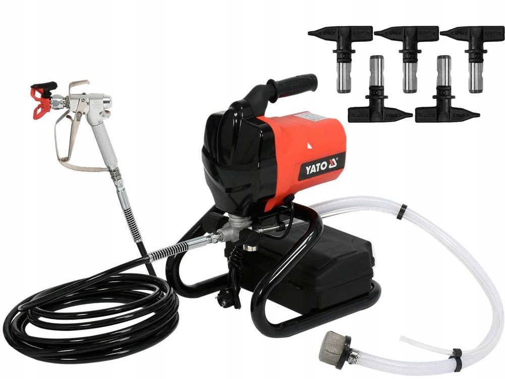 650W YT-82560 YATO hydrodynamická lakovacia jednotka + Yato 0 W lakovacia pištoľ